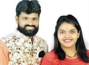 पत्नीने पतीचा गळा आवळून केला खून