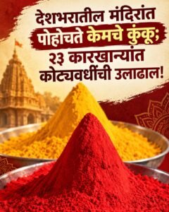 सोलापूर : देशभरातील मंदिरांत पोहोचते केमचे कुंकू
