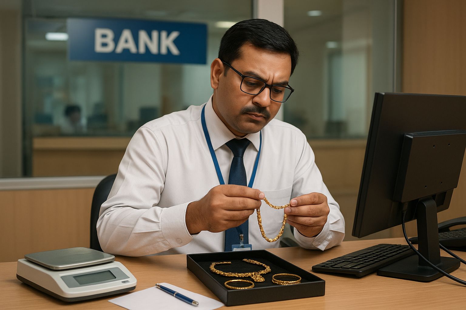 बँकेत खोट्या सोन्याच्या तारणावर