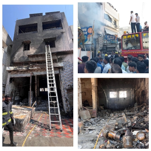 विट्यात भीषण आग