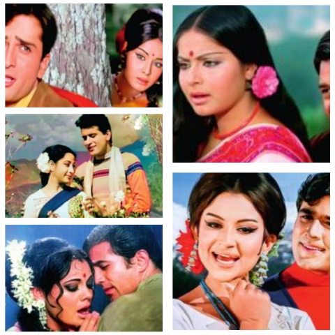 हिंदी चित्रपटांतील फुलांचं सौंदर्य