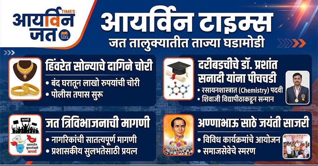 जत परिसरातील ताज्या बातम्या