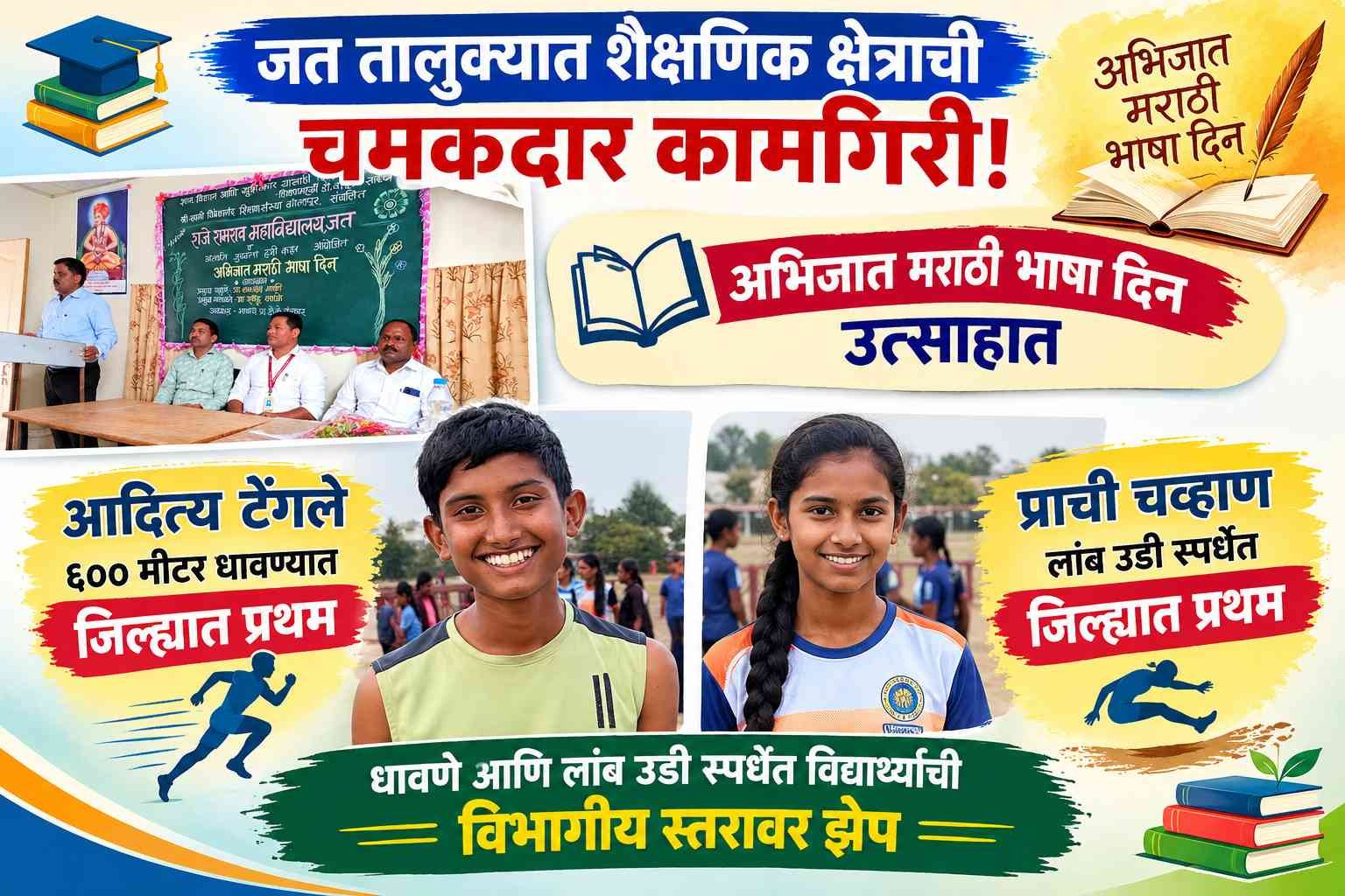 जत तालुक्यात शैक्षणिक क्षेत्राची चमकदार कामगिरी