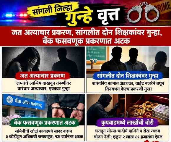 सांगली जिल्हा गुन्हे वृत्त