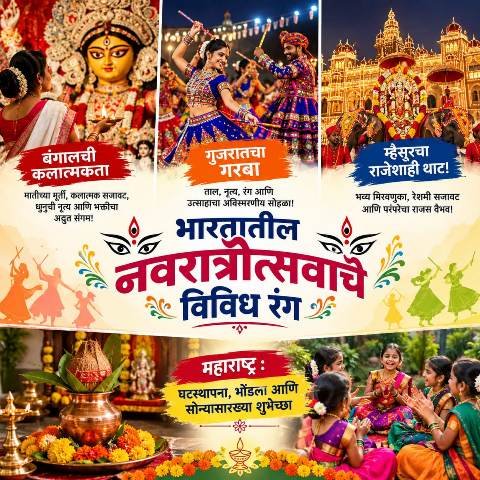 भारतातील नवरात्रोत्सवाचे विविध रंग
