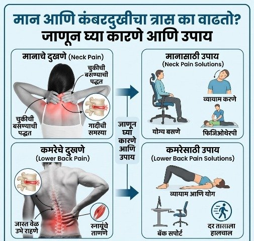 थंडीच्या दिवसांत मान आणि कंबरदुखीचा त्रास